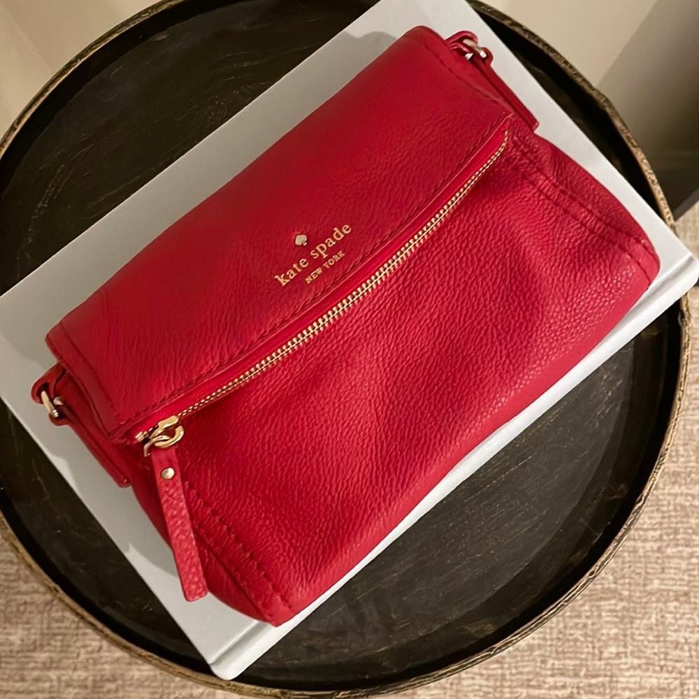Kate spade satchel purse red